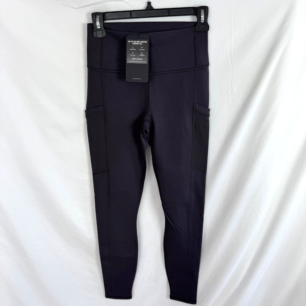 Fabletics PowerHold On-The-Go High Waisted Leggings Size Small Tall Gray NEW
